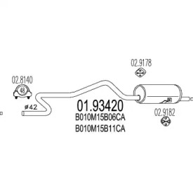 Амортизатор MTS 01.93420