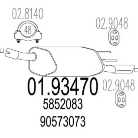 Амортизатор MTS 01.93470