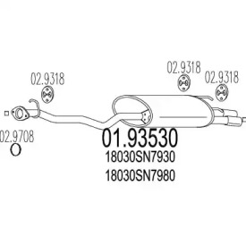 Амортизатор MTS 01.93530