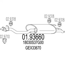 Амортизатор MTS 01.93660