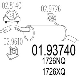 Амортизатор MTS 01.93740