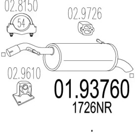 Амортизатор MTS 01.93760