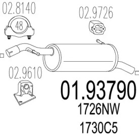 Амортизатор MTS 01.93790