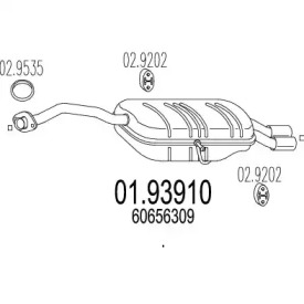 Амортизатор MTS 01.93910