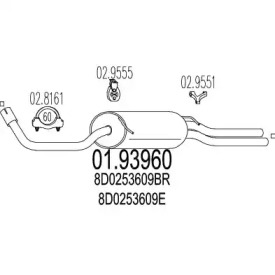 Амортизатор MTS 01.93960