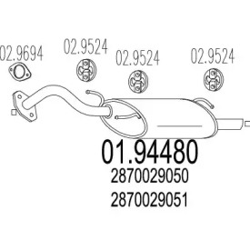 Амортизатор MTS 01.94480