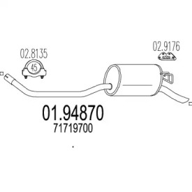 Амортизатор MTS 01.94870