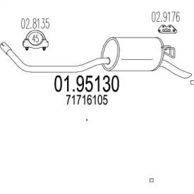 Амортизатор MTS 01.95130