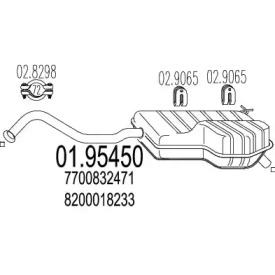 Амортизатор MTS 01.95450