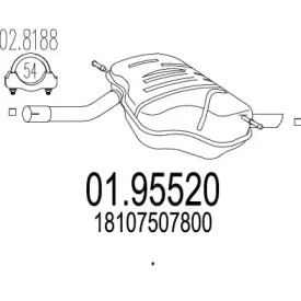 Амортизатор MTS 01.95520