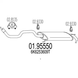 Амортизатор MTS 01.95550