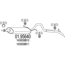 Амортизатор MTS 01.95640