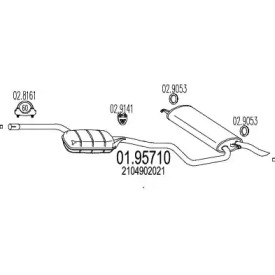 Амортизатор MTS 01.95710