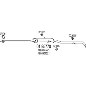 Амортизатор MTS 01.95770