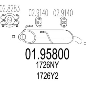 Амортизатор MTS 01.95800