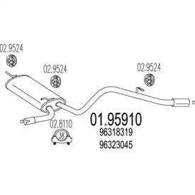 Амортизатор MTS 01.95910