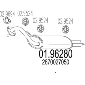 Амортизатор MTS 01.96280