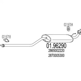 Амортизатор MTS 01.96290