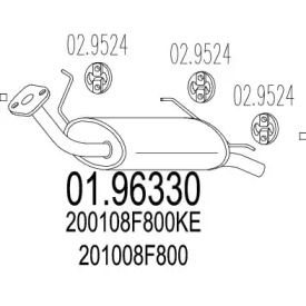 Амортизатор MTS 01.96330