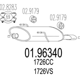 Амортизатор MTS 01.96340