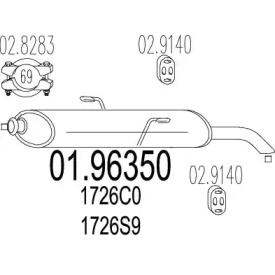 Амортизатор MTS 01.96350