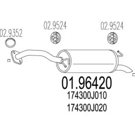 Амортизатор MTS 01.96420