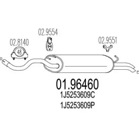 Амортизатор MTS 01.96460