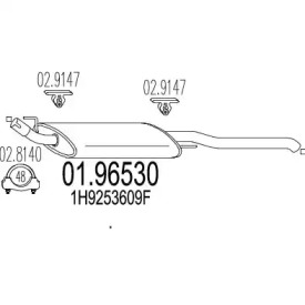 Амортизатор MTS 01.96530