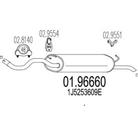 Амортизатор MTS 01.96660