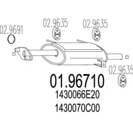 Амортизатор MTS 01.96710