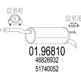 Амортизатор MTS 01.96810