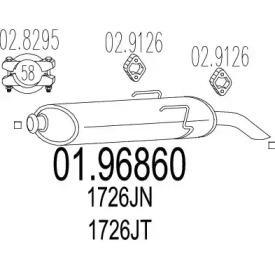 Амортизатор MTS 01.96860