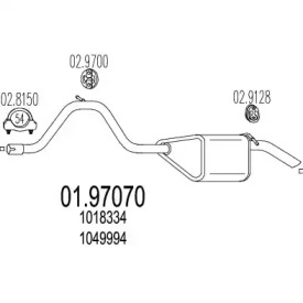 Амортизатор MTS 01.97070