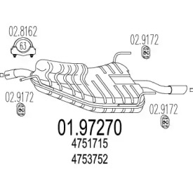 Амортизатор MTS 01.97270