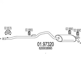 Амортизатор MTS 01.97320