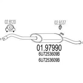 Амортизатор MTS 01.97990