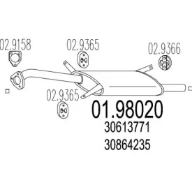 Амортизатор MTS 01.98020