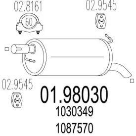 Амортизатор MTS 01.98030