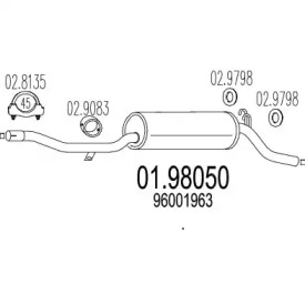 Амортизатор MTS 01.98050