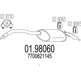 Амортизатор MTS 01.98060