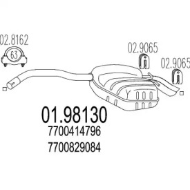 Амортизатор MTS 01.98130