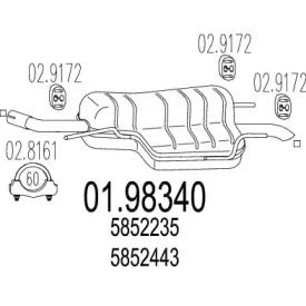 Амортизатор MTS 01.98340