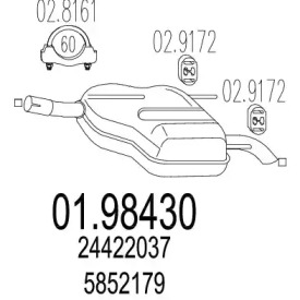 Амортизатор MTS 01.98430