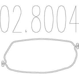 Соединительные элементы трубопровода MTS 02.8004