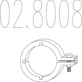 Соединительные элементы трубопровода MTS 02.8008