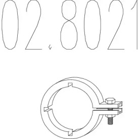 Соединительные элементы трубопровода MTS 02.8021