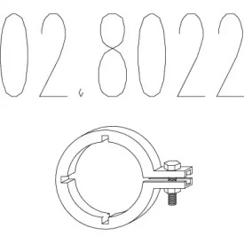 Соединительные элементы трубопровода MTS 02.8022