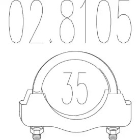 Соединительные элементы, система выпуска MTS 02.8105