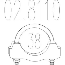 Соединительные элементы трубопровода MTS 02.8110