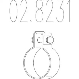 Соединительные элементы трубопровода MTS 02.8220